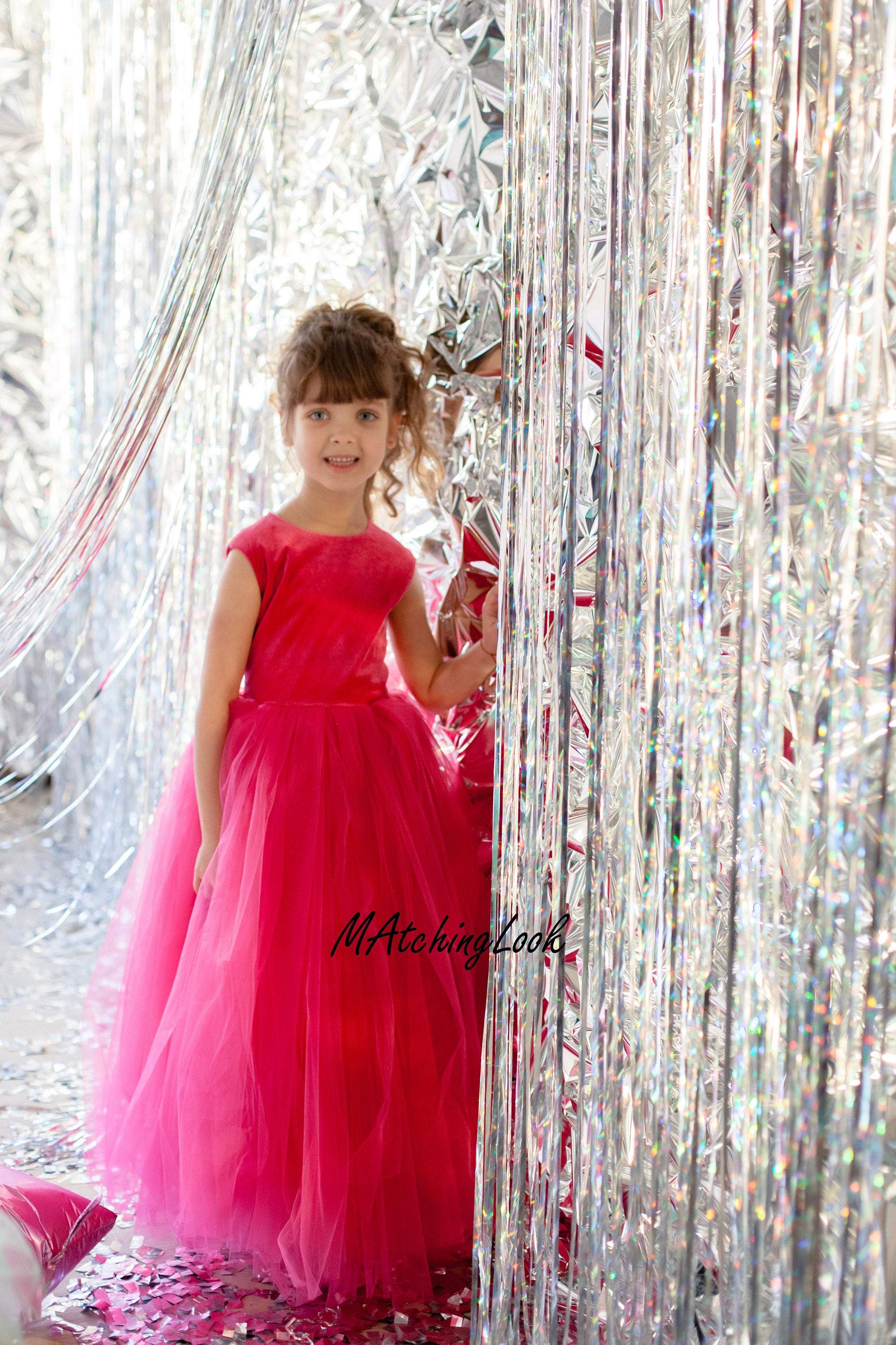 Hot Pink Flower Girl Dresses